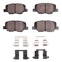 R1 2014-2018 Mazda 3 Rear R1 Ceramic Pads & Hardware Kit