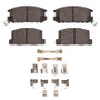 DFC 85-89 Toyota MR2 Rear Active Performance Pads and Hardware Kit
