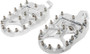 Bikers Choice Male Mount BMX Style Silver Footpegs Pr