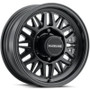 Raceline 451B Ryno TR Trailer 14x6in / 5X4.5 BP / 0mm Offset / 3.19mm Bore - Satin Black