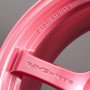 Gram Lights 57DR 18x9.5 +38 5x120 Sakura Pink Wheel (w/ Center Cap & No. 21 BK Air Valve)
