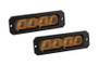Diode Dynamics SS6 Pro Yellow Flood Flush ABL (pair) 3000K
