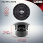 DS18 12in 2000 Watts RMS 4 ohm DVC High Excursion Subwoofers w/ Deep Aggressive Bass
