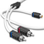 DS18 Marine Grade Tinned Copper OFC RCA Wires 1 Female to 2 Male Splitter