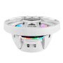 DS18 Marine 8in 2-Way 175 Watts RMS 4 ohm Digital LED Lights Bullet Tweeter Covers Included White