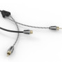 DS18 Level 3 RCA Wire Y Connector 1 Male to 2 Female Black
