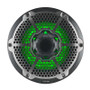 DS18 Hybrid Marine Speakers w/ Driver And RGB LED 10in 2-Way 450 Watts RMS 4 ohm Crbn Fiber w/ Cover