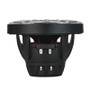 DS18 Hybrid Marine Speaker w/ Driver And RGB LEDs 6.5in 2-Way 250 Watts RMS 4 ohm Black w/ Covers