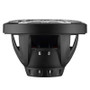 DS18 Hybrid Marine Speaker w/ Driver And RGB LEDs 10in 2-Way 450 Watts RMS 4 ohm Black w/ Cover