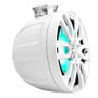 DS18 Compact Towers With Flat And Pole Mounts 8in 125 Watts RMS RGB LED Lights White