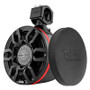 DS18 Compact Pro Towers 8in 250 Watts RMS RGB LEDs PRO-HY8.4B Included Cover Incl Black Crbn Fiber