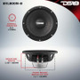 DS18 8in 400 Watts RMS Neodymium 8 ohm Mid-Range Loudspeaker