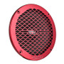 DS18 6.5in Speaker Grill Shallow- Red