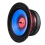 DS18 6.5in 250 Watts RMS 4ohm Mid Range Loudspeaker w/Translucent Dust Cap and Cone w/RGB LED Lights