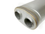 aFe MACH Force-Xp Muffler 2-1/2 IN Dual Inlet/Dual Outlet 5 IN H x 8 IN W x 18 IN L - Oval Body