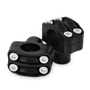 Burly Brand Reaper Riser Clamp 1-1/2in Tall for 1in Bar, Set - Texture Black