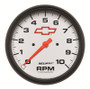 Autometer GM Bowtie White 5in 10000 RPM In-Dash Electronic Tachometer