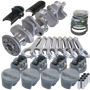 Eagle Chevy 350 3.480in Crank 5.700in H-Beam -5cc Flat Top 4.040in Pistons Rotating Assembly