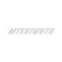 Mishimoto Small Silver Decal