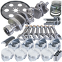 Eagle Chevy 350 1Pc 3.750in Crank 5.700in I-Beam Rods 4.030in Pistons 153 Tooth FP Balanced Assembly