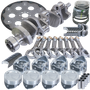 Eagle Chevy 350 1Pc 3.750in Crank 5.700in I-Beam Rod 4.030in Pistons 168 Tooth FP Balanced Assembly