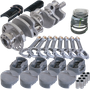 Eagle Chevy LS3 4.000in Crank 58 Tth Rlctor 6.125in I-Beam Rods 4.005in Pistons Rotating Assembly