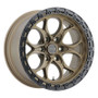 Weld Ledge 6 18x9 / 6x135 / ET -12 / BS 4.51 - Satin Bronze w/ Satin Black Ring