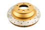 DBA 06-15 Audi Q7 Rear Drilled & Slotted 4000 Series Rotor