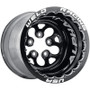 Weld Alpha-1 15x13 / 5x4.5 BP / 3in. BS Black Wheel - Black Double Beadlock MT