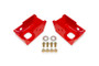 BMR 2021+ Ford Bronco (Exc. Bronco Sport) Rear Shock Mount Skid Plates - Red