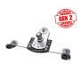 Gen-Y 20-24 GM Short/Long Bed GoosePuck II 5in Offset Ball Puck Mount 25K TW w/Safety Chain Anchors