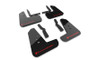 Rally Armor 24-26 Ford Mustang Black UR Mud Flap w/ Red Logo