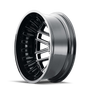Mayhem 8107D Cogent Dually 17x6.5 / 8x165.1 BP / -142mm Offset / 121.3mm Hub Gloss Black Wheel
