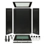 Westin EXP Truck Cap COMPLETE KIT A + BS (24-25 Toyota Tacoma DC 6ft. Bed) - Black