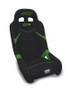 PRP Polaris RZR/Can-Am Maverick GT4 Suspension Seat - Black/Green