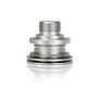 NRG Shift Boot Retainer- Works with SK-350,450,480, 800 & Heat Sink Shift knobs (m18x1.5)- Silver