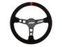 PRP Deep Dish Suede Steering Wheel - Red