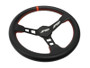 PRP Deep Dish Leather Steering Wheel - Red