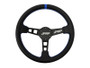 PRP Deep Dish Leather Steering Wheel - Blue