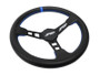 PRP Deep Dish Leather Steering Wheel - Blue