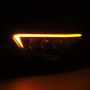 AlphaRex 2023+ Toyota Tacoma NOVA-Series LED Proj Headlights Black w/Actv Light & Seq. Sig + DRL