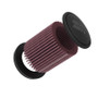 K&N Universal 4in Flange x 6-17/32in Base x 6-3/4in Height Clamp-On Air Filter