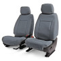Covercraft 24-25 Ford F250-F550 King Ranch Leatherette PrecisionFit Front Seat Covers - Medium Grey