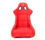 NRG FRP Bucket Seat (Large) Red Alcantara w/ Dragon Livery