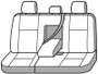 Covercraft 23-24 Chevrolet Colorado Carhartt SeatSaver Custom Second Row Seat Covers - Gravel