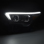 AlphaRex 23-24 Toyota Tacoma LUXX-Series LED Proj Headlights Blk w/Actv Light & Seq. Sig + DRL