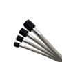 Nitrous Express 4AN 22in Stainless Braided Double SHO Hose (w/Black 3AN Ends - Both Ends)