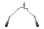 Corsa 25-26 Ram 2.5in Stainless Steel Sport Cat-back, Dual Rear Exit 5.0in Gunmetal Tip