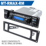 Rugged Radios Yamaha Wolverine RMAX Mount - Mobile Radio and Rocker Switches GMR25 / ABM25 / RM-25WP