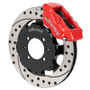 Wilwood Forged Dynalite Front Hat Kit 11.75in SRP Drilled/Slotted Rotor Red Caliper 16+ Miata